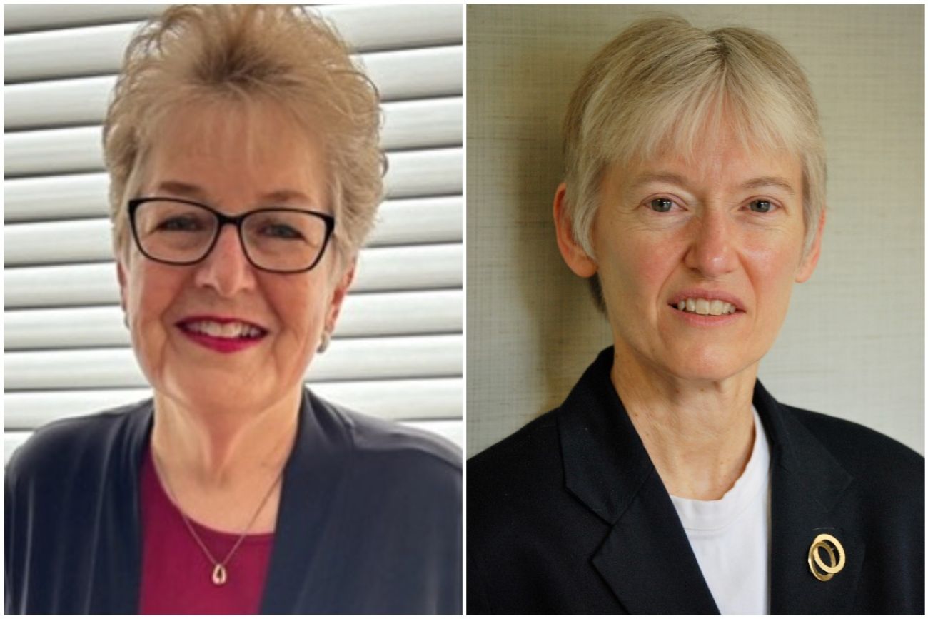 Paula Bowman and Denise Hartsough headshots.