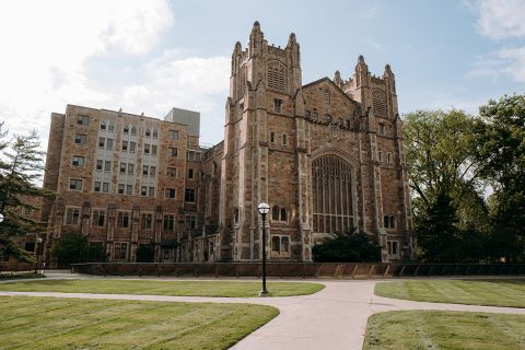 University of Michigan Library from the court yard
